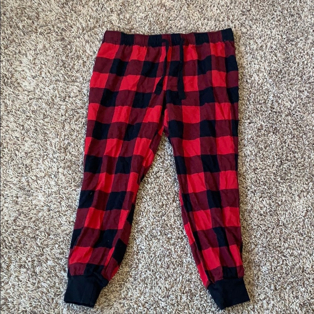 Plaid sleep pants